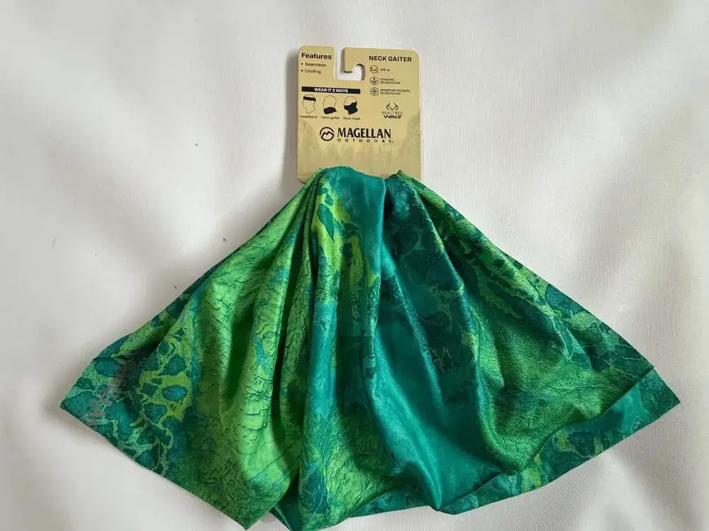 NWT Magellan Outdoors Realtree Wav3 Neck Gaiter UPF 50 Cooling Face Mask